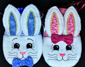 Easter Gift Bag Drawstring Pouch Easter Treat Bag Gift For Boy or Girl Easter Treat Holder