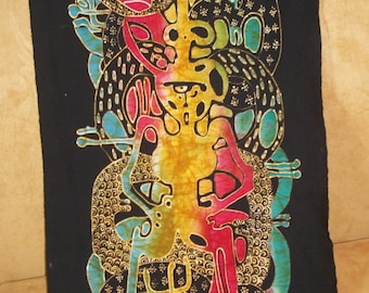 Colourful Javanese Batik Painting