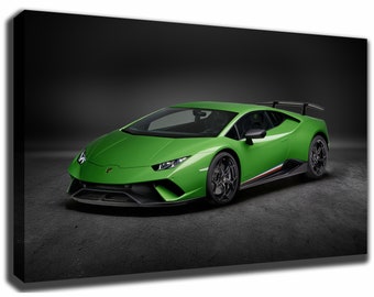 LAMBORGHINI HURACAN performante Canvas/Poster Wall Art Pin Up HD Gallery Wrap Room Decor Home Decor Wall Decor