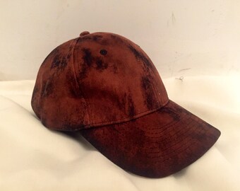 Tye dye bleach 'science and stuff' baseball cap