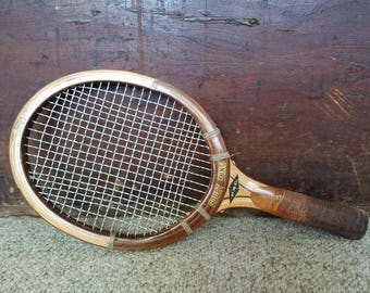Rare Vintage Wooden Racketball Racket Court King 60s 70s Tennis Racquet