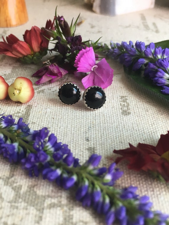 Onyx Stud Earrings