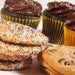 Food Clip Art, Cookies and Cupcake Photo, Food Photography, Dessert Clip Art, Banner Clipart, Dessert Stock Image, Digital Image