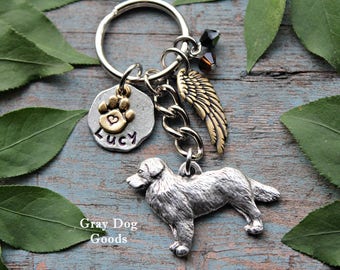 Bernese Mountain Dog Memorial KeyChain, Pet Memorial KeyChain, Bernese KeyChain, BMD Sympathy Gift, Read Full Listing Details