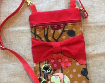 Golden Poppies Small Cross-body Bag
