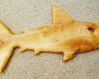 Hawaiian Shark of Silver Oak - 27" x 12" x 1".