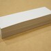 blank bookmarks - FREE SHIPPING - 1.5" x 5" or 2" x 6" thick white 140 lb. watercolor paper handmade artist painting drawing art supplies