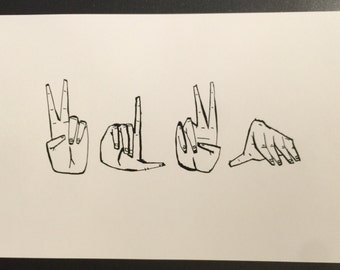 11 x 17 inch 2 Legit 2 Quit print