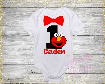 First Birthday Onesie - Elmo 1st Birthday Party