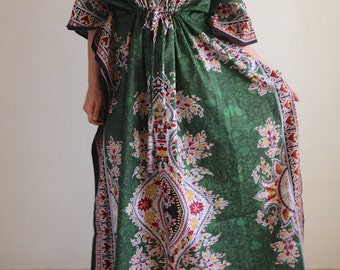 Long Floral Feeding gown / DELIVERY gown / Maternity robe for