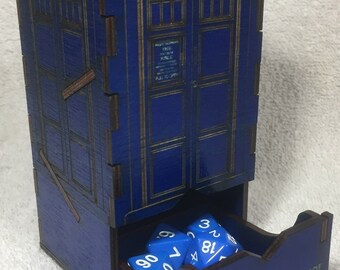 TARDIS Tower Dice Tumbler