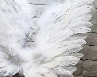 Feather angel wings, feathered wings,birthday,bird wings, Christmas, cupid, valentines day, halloween, feather wings, angel, angel wings