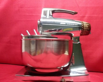 Vintage Chrome Sunbeam Mixmaster