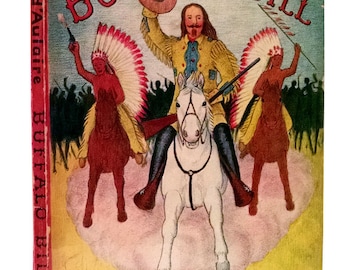 BUFFALO BILL by Ingri & Edgar Parin D'Aulaire, 1st Edition, Wild West, Americana, Cowboys