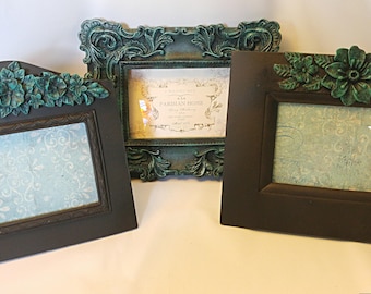 frame set, patina frames,table frames, vintage frame,beautiful frame, old frames,collage frames