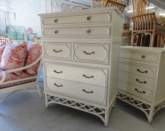 Vintage Ficks Reed Tall Chest