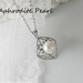 solid sterling silver pedant setting, vintage pedant blank without pearl, necklace DIY, jewelry DIY, gift DIY