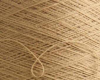 Sand cashmere-cotton yarn, yarn on a cone for machine knitting, hand knitting, crocheting, yarn for weight, per 100 grams