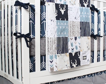 mountain crib bedding lumberjack nursery woodlands baby boy