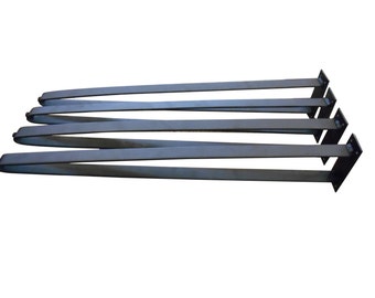 22 inch Flat Style hairpin legs SHIPS WITHIN 2 Hrs - Hairpin Leg, Metal Table Leg,Coffee Table legs, Multiple Sizes, Free Shipping,