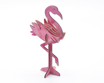 Houten Flamingo Floor in kleur