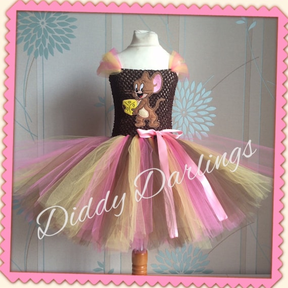 Tom and Jerry Inspired Handmade Tutu Dress. All Sizes Fully Customised