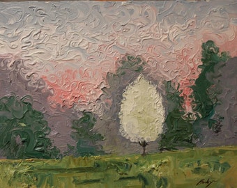 spring blooms original oil painting 11x14