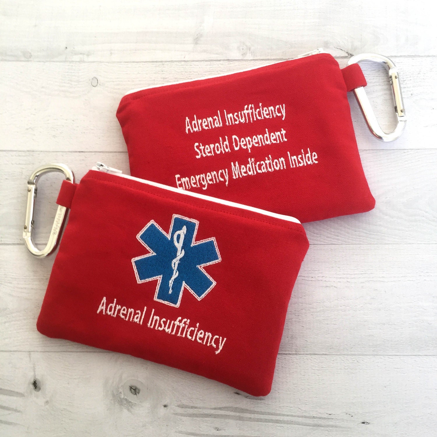 Medical Alert pouch First Aid Kit Epipen syringe Case
