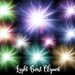 Light Bursts Clipart, digital overlays, sun burst png, star burst clip art, sparkling ray of light graphic, fireworks, divine light sunburst
