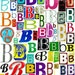 MultiColor Single Letter B-B Printable Digital Single Letter