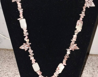 Rhodochrosite necklace