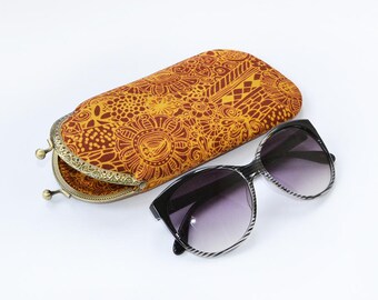 Glasses case Eyeglass case Sunglasses case Glasses holder Sunglasses holder Sunglass case Fabric eyeglass case Sunglass pouch Women gifts