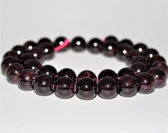 Garnet Natural Gemstone Round Loose beads 6/8/10mm