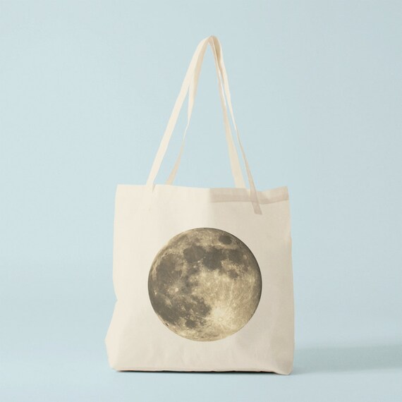 Full Moon tote bag.