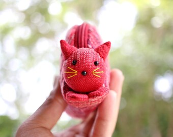 Cat coin purse, Coin purse zipper, Zipper pouch, Change pouch