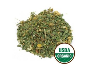 Organic Delightful Tea Loose Leaf Herbal Tea Stress Relief Tea Calming Tea Chamomile Tea