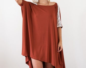 Sabi asymmetrical tunic dress