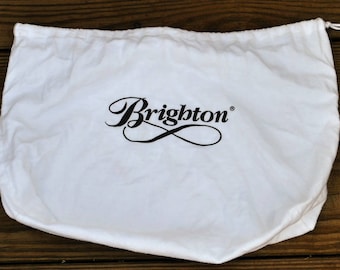 Brighton Dust Bag with White Drawstring