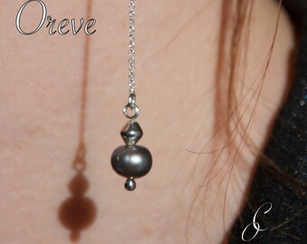 Earrings on silver wire 925 & cultured pearls
