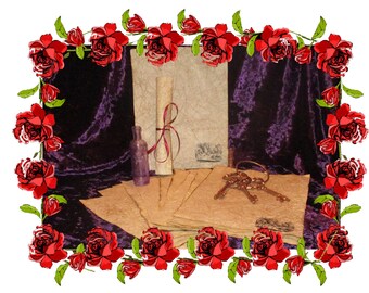 Mad Tea Party - Antiqued Fairytale Paper - 10 Sheets