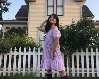 Vintage 60s Gingham Dress