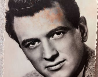 Original photo of Rock Hudson Not a Computer Print authentikal photo vintage Original photo of Rock Hudson since 1960