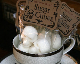 SKULL SUGAR CUBES - 6 Bags of Four Skulls make the perfect Christmas Gift // Stocking Stuffer // Secret Santa // sugar skull gift