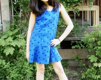PDF Sewing Pattern Girls Dress Valentina send PDF File with Ebook sewing instructions