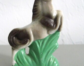 Vintage Small Cute Porcelain Ceramic Horse Figurine