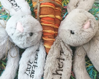 Personalized Gift, Personalized Stuffed Animal, Baby Gift, Personalized Bunny, Personalized Jellycat Bunny Rabbit, Monogrammed Bunny
