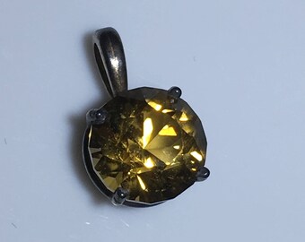 Sterling Silver Citrine Pendant