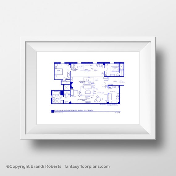 How I Met Your Mother Apartment Famous TV Show Floor Plan