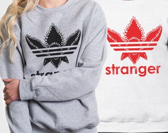 Stranger Things Sweatshirt, Stranger Things, Stranger Things Parody, Adidas Parody Sweatshirt, Adidas Parody Sweater, Demogordon Parody