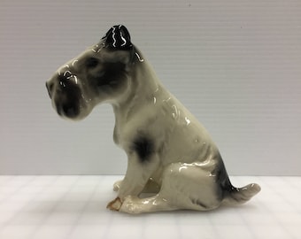 Vintage ceramic sitting scottie dog